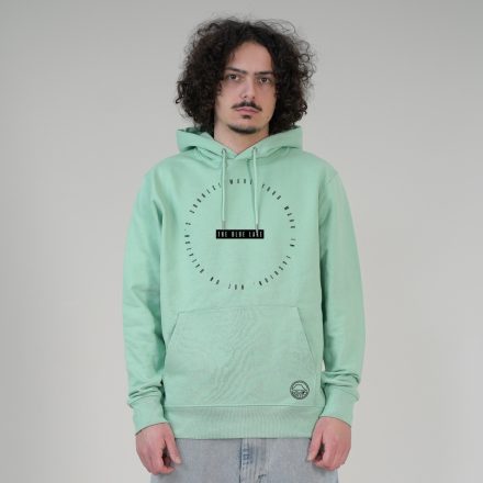BLUE LAKE  UNISEX ORG. PAMUT HOODIE ZÖLD