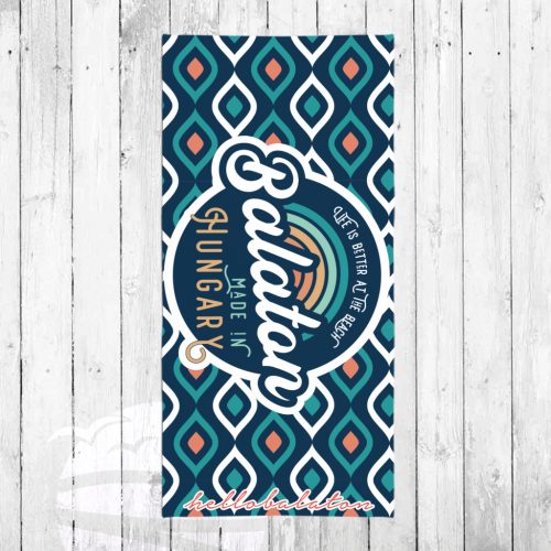 BALATON MADE IN HUNGARY STRANDTÖRÖLKÖZŐ