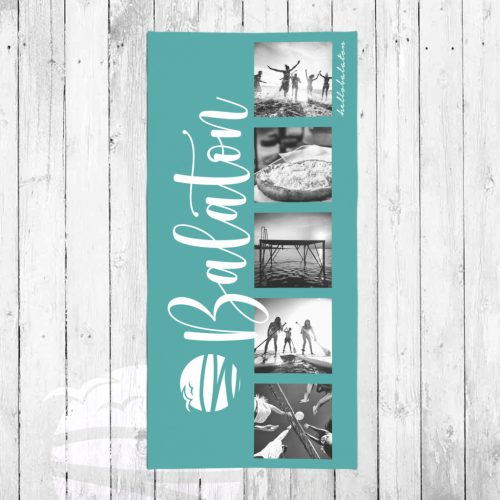 BALATON KÉPKOCKÁS STRANDTÖRÖLKÖZŐ